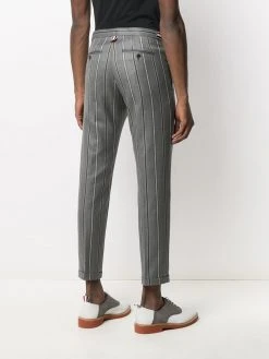 Budget π Thom Browne Striped wool trousers cropped pants of men π 10 Thom Browne striped wool trousers