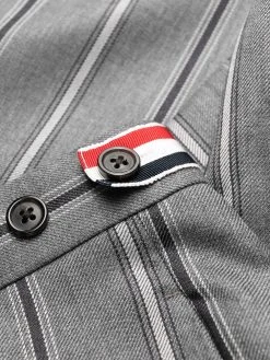 Budget π Thom Browne Striped wool trousers cropped pants of men π 12 Thom Browne striped wool trousers