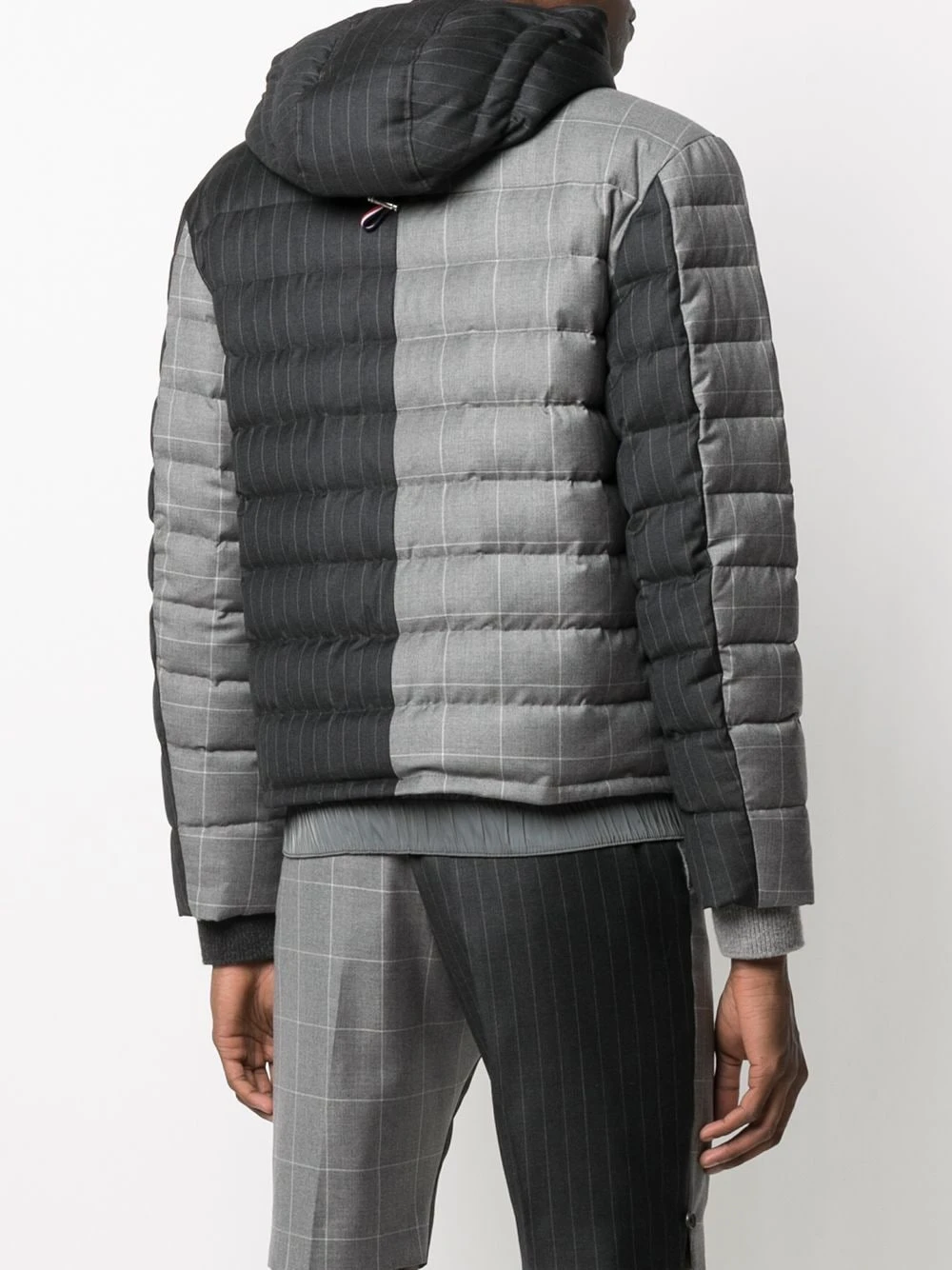 Outlet ⌛ Thom Browne Panelled puffer jacket down jackets of men ✨ 4 Thom Browne panelled puffer jacket