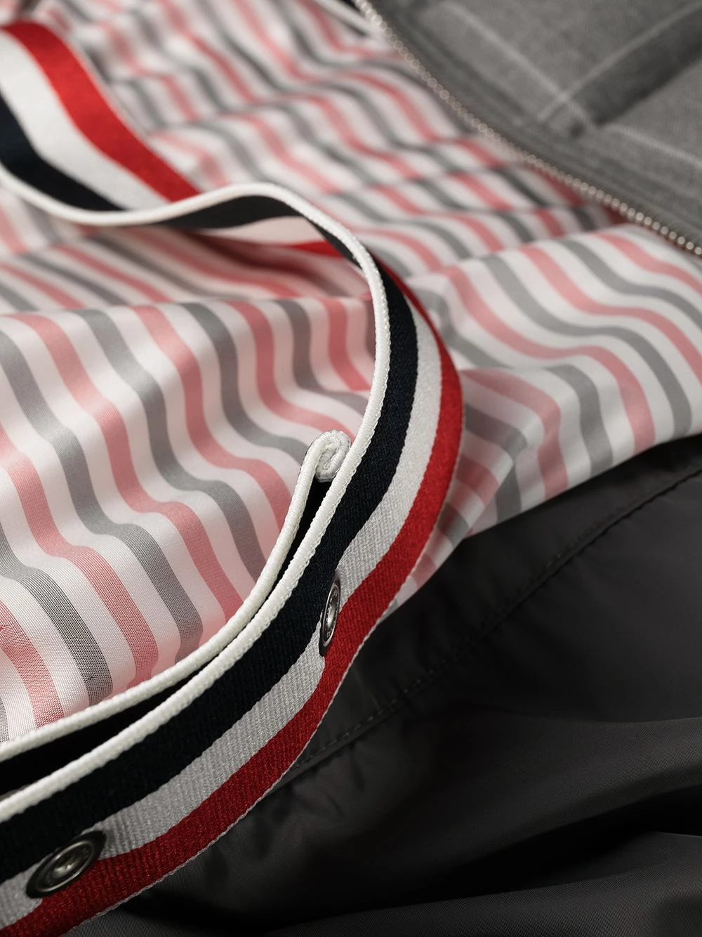 Outlet ⌛ Thom Browne Panelled puffer jacket down jackets of men ✨ 6 Thom Browne panelled puffer jacket