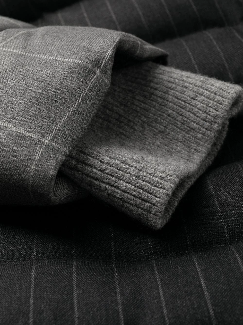 Outlet ⌛ Thom Browne Panelled puffer jacket down jackets of men ✨ 7 Thom Browne panelled puffer jacket