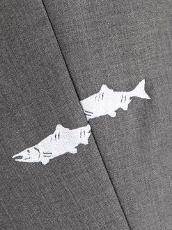 Thom Browne animal-pattern tailored trousers