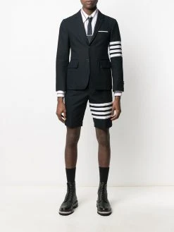Thom Browne 4-bar detail chino shorts
