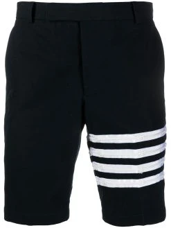 Thom Browne 4-bar detail chino shorts