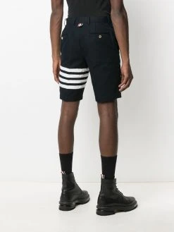 Thom Browne 4-bar detail chino shorts