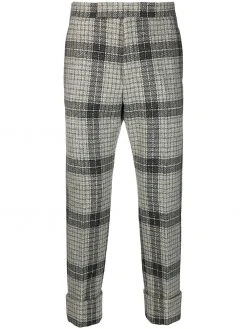 Thom Browne checked pleated skirt