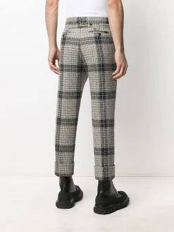 Thom Browne checked pleated skirt