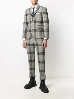Thom Browne checked pleated skirt