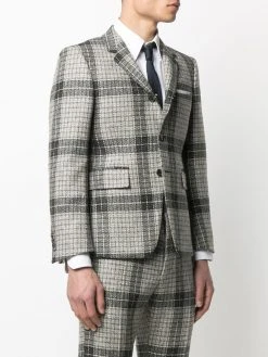 Thom Browne checked wool suit jacket