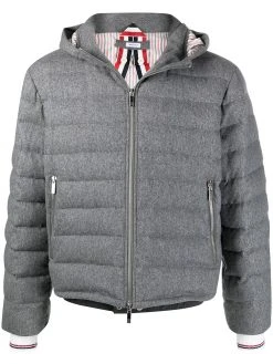 Thom Browne tri-stripe puffer jacket