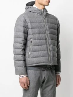 Thom Browne tri-stripe puffer jacket