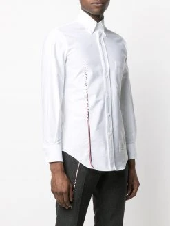 Cheap π Thom Browne Embroidered RWB stripe shirt shirts of men β¨ 7 Thom Browne embroidered RWB stripe shirt