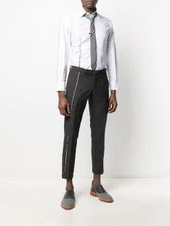 Thom Browne embroidered RWB stripe shirt