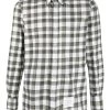 Thom Browne check-print buttoned shirt