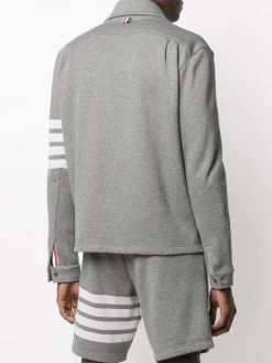 Thom Browne 4-Bar stripe cotton-jersey jacket