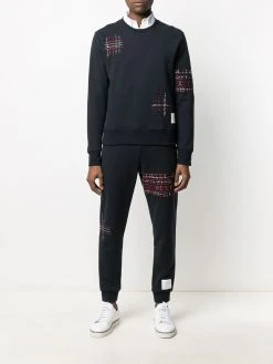 Thom Browne embroidered track pants