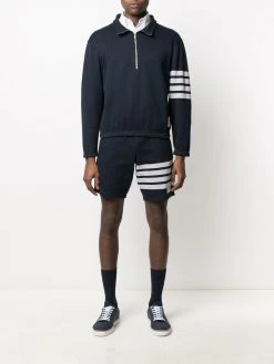 Thom Browne striped-sleeve jumper