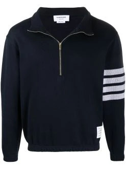 Thom Browne striped-sleeve jumper