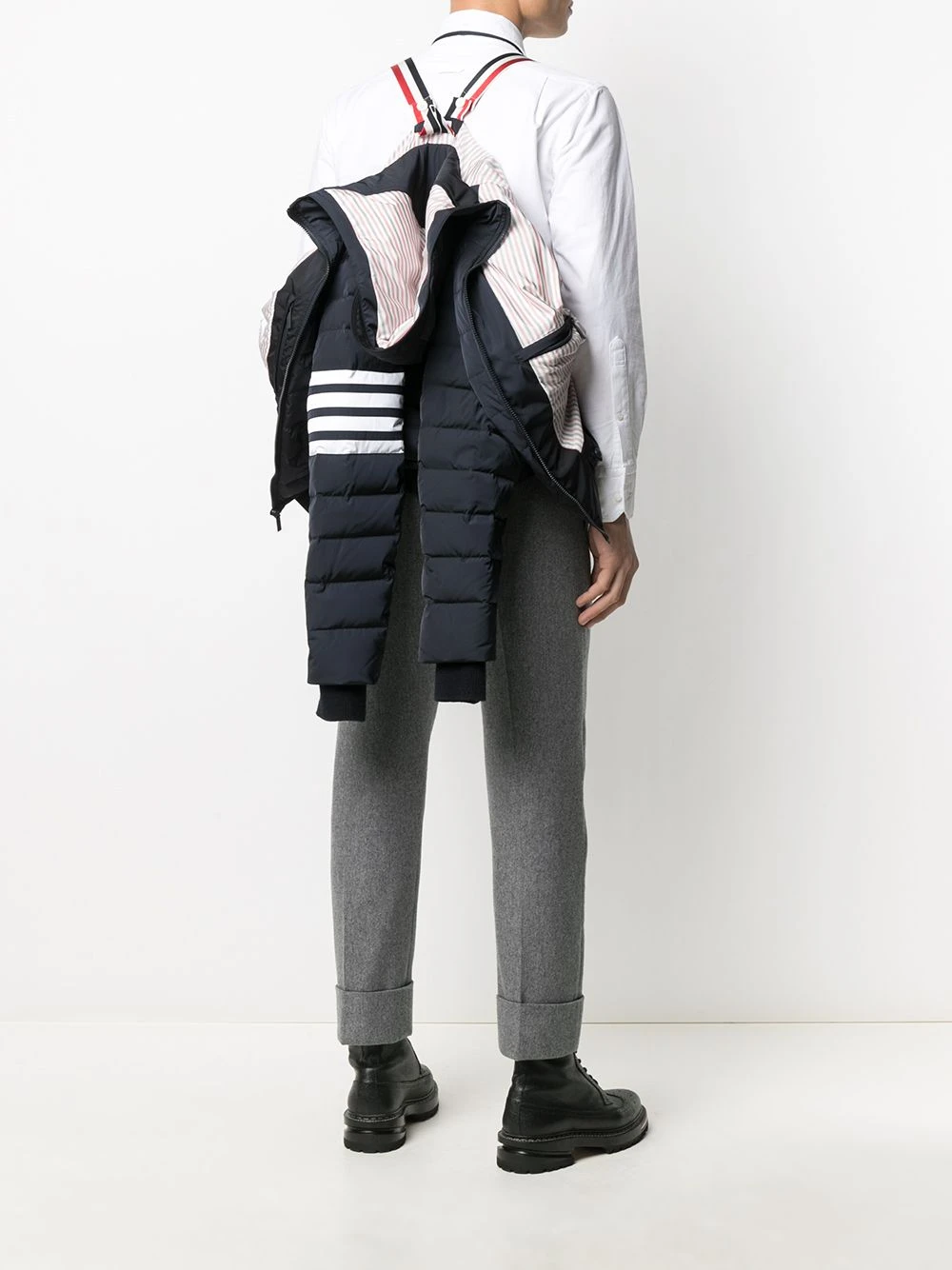 Best Pirce π Thom Browne 4 Bar stripe padded jacket down jackets of men π 6 Thom Browne 4-Bar stripe padded jacket