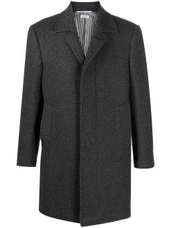 Thom Browne twill cashmere overcoat