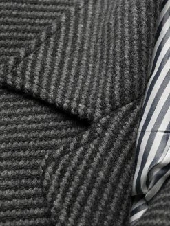 Thom Browne twill cashmere overcoat