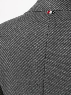 Thom Browne twill cashmere overcoat
