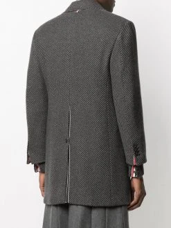 Thom Browne twill cashmere overcoat