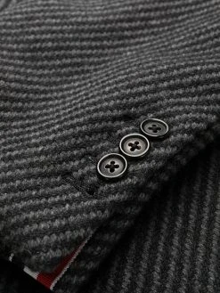 Thom Browne twill cashmere overcoat