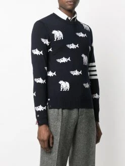 Thom Browne fish bear jumper