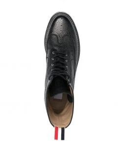 Thom Browne RWB stripe lace-up boots