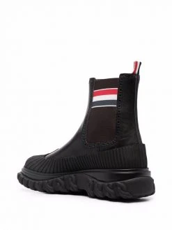 Cheap π Thom Browne RWB stripe ankle boots of men π₯° 6 Thom Browne RWB stripe ankle boots