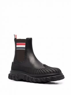 Thom Browne RWB stripe ankle boots