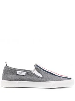 Thom Browne grosgrain trim low-top sneakers