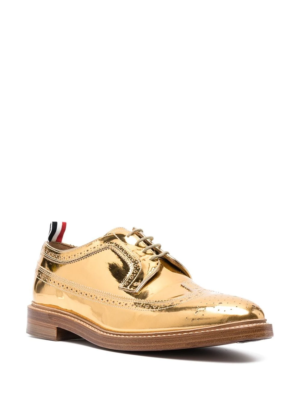 Hot Sale ✔️ Thom Browne Metallic longwing brogues of men 🤩 2 Thom Browne metallic longwing brogues