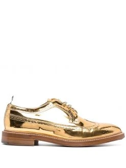 Thom Browne metallic longwing brogues