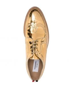 Hot Sale ✔️ Thom Browne Metallic longwing brogues of men 🤩 7 Thom Browne metallic longwing brogues