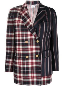 Thom Browne asymmetric panelled blazer
