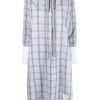 Thom Browne check-print shirt dress