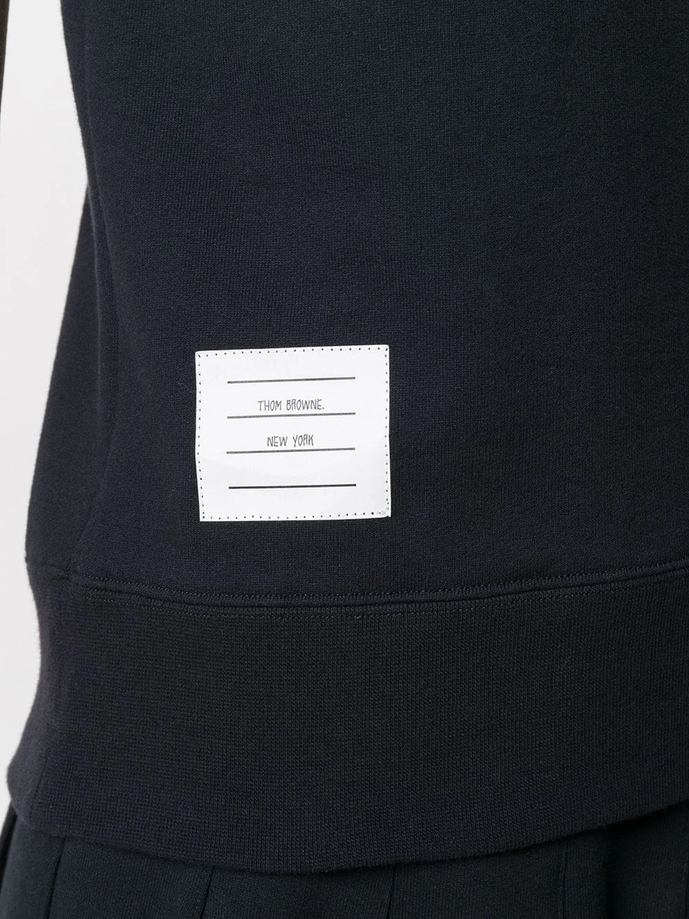 Hot Sale π Thom Browne Logo patch short sleeve sweatshirt top performance tops of women π 5 Thom Browne logo patch short sleeve sweatshirt top