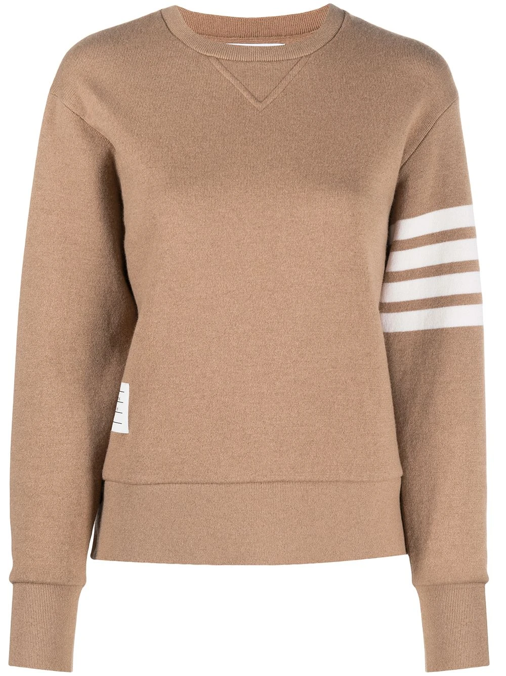 Cheap π Thom Browne Long sleeve 4 Bar stripe sweatshirt sweaters of women β€οΈ 1 Thom Browne long-sleeve 4-Bar stripe sweatshirt