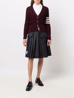 Thom Browne cargo-pocket pleated midi skirt