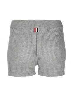 Thom Browne ribbed knitted shorts