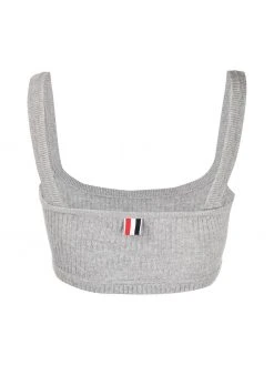 Thom Browne ribbed knitted bralette