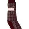 Thom Browne windowpane jacquard-woven socks