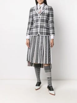 Thom Browne back pleated wool skirt