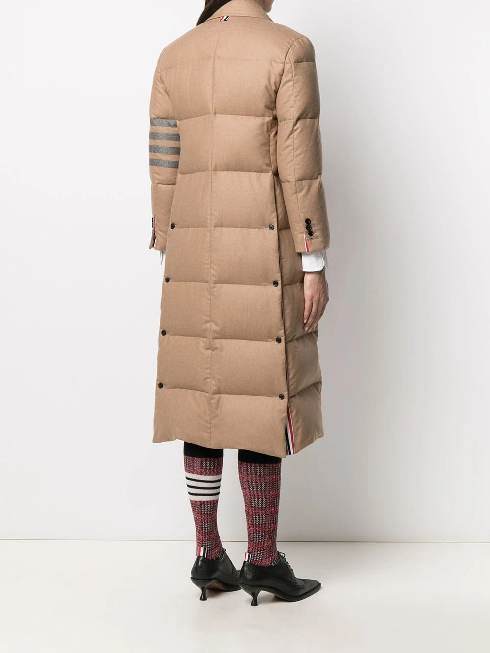 Budget β€οΈ Thom Browne 4 Bar padded double breasted coat double breasted & peacoats of women π 4 Thom Browne 4-Bar padded double-breasted coat