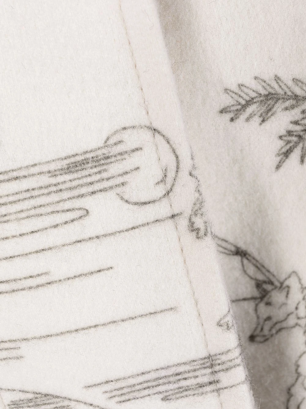 Promo β¨ Thom Browne Illustration print single breasted coat single breasted coats of women π 6 Thom Browne illustration-print single-breasted coat