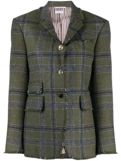 Thom Browne madras-check blazer