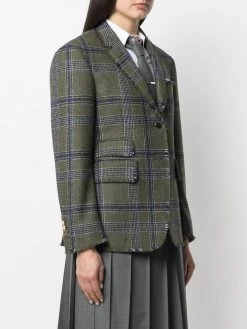 Thom Browne madras-check blazer