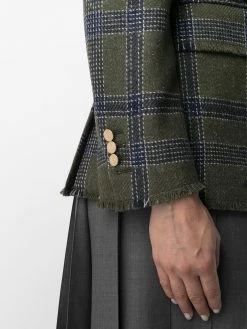 Thom Browne madras-check blazer